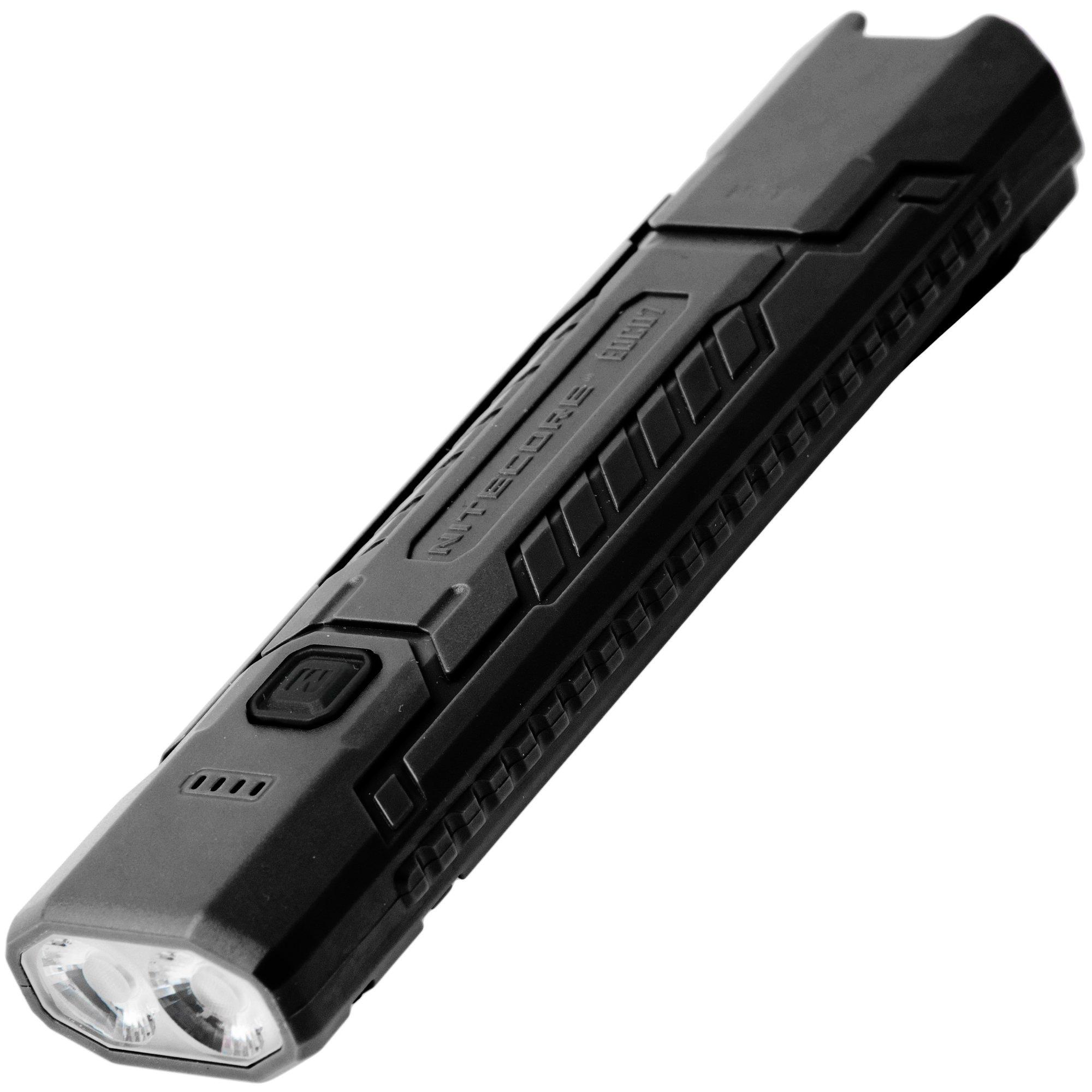 Nitecore EDC07 Three Color Temperatures, Classic Black, rechargeable flashlight, 1500 lumens