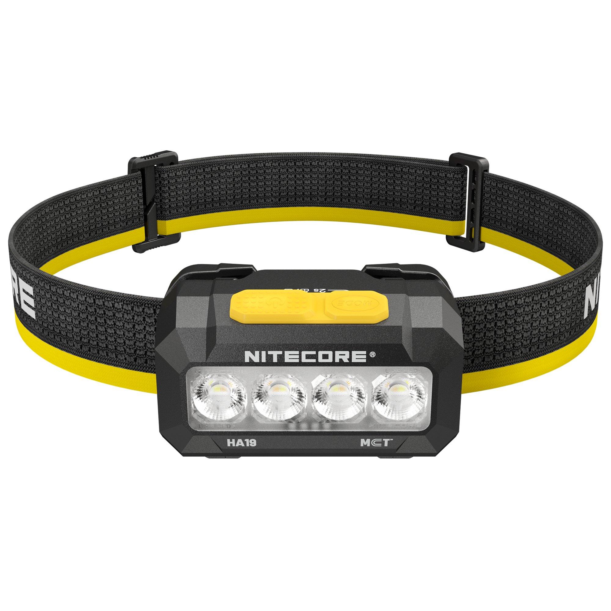 Nitecore HA19 Multipurpose RGB Classic Black, hoofdlamp, 600 lumen