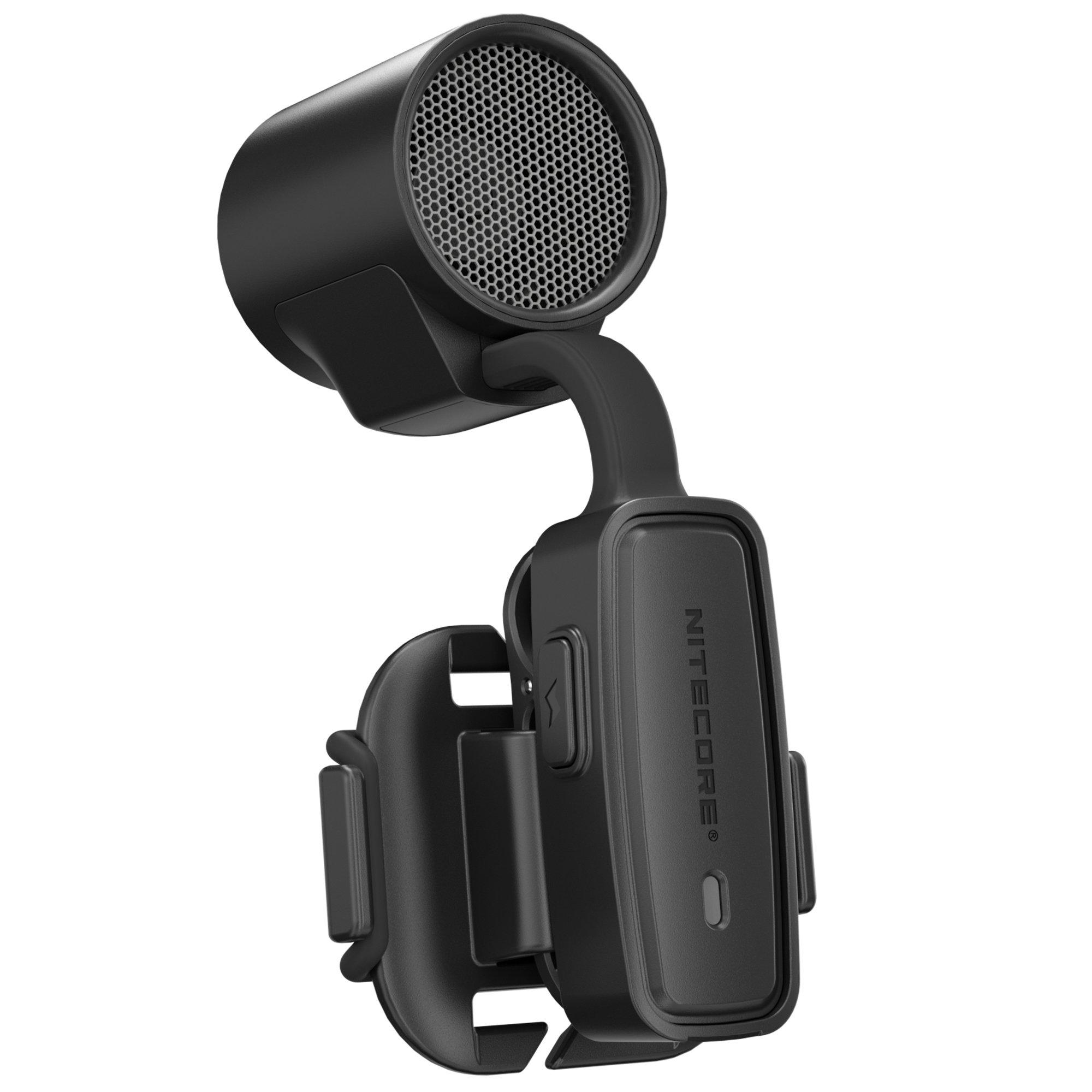 Nitecore NCF20 Lightweight Outdoor Clip-on Fan, Classic Black, ventilatore