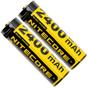 Immagine per Nitecore NH2400 USB-C batteria AA ricaricabile con porta usb-c, 2400 mAh, 2 pezzi