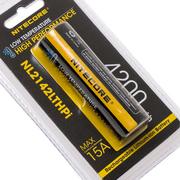 Nitecore NL2142THPI 21700 pilha de iões de lítio, 4200mAh