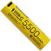 Imagem para Nitecore NL2155HPR bateria de iões de lítio 21700 recarregável USB-C, 5500 mAh