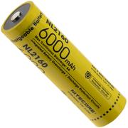 Nitecore NL2160, 21700 bateria de iões de lítio recarregável, 6000 mAh