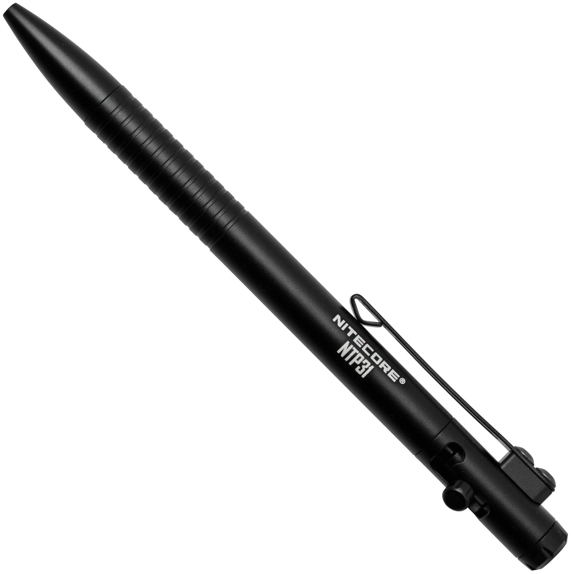 Długopis taktyczny Nitecore NTP31 Black Aluminium