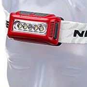NiteCore NU10 lightweight rechargeable head torch, red