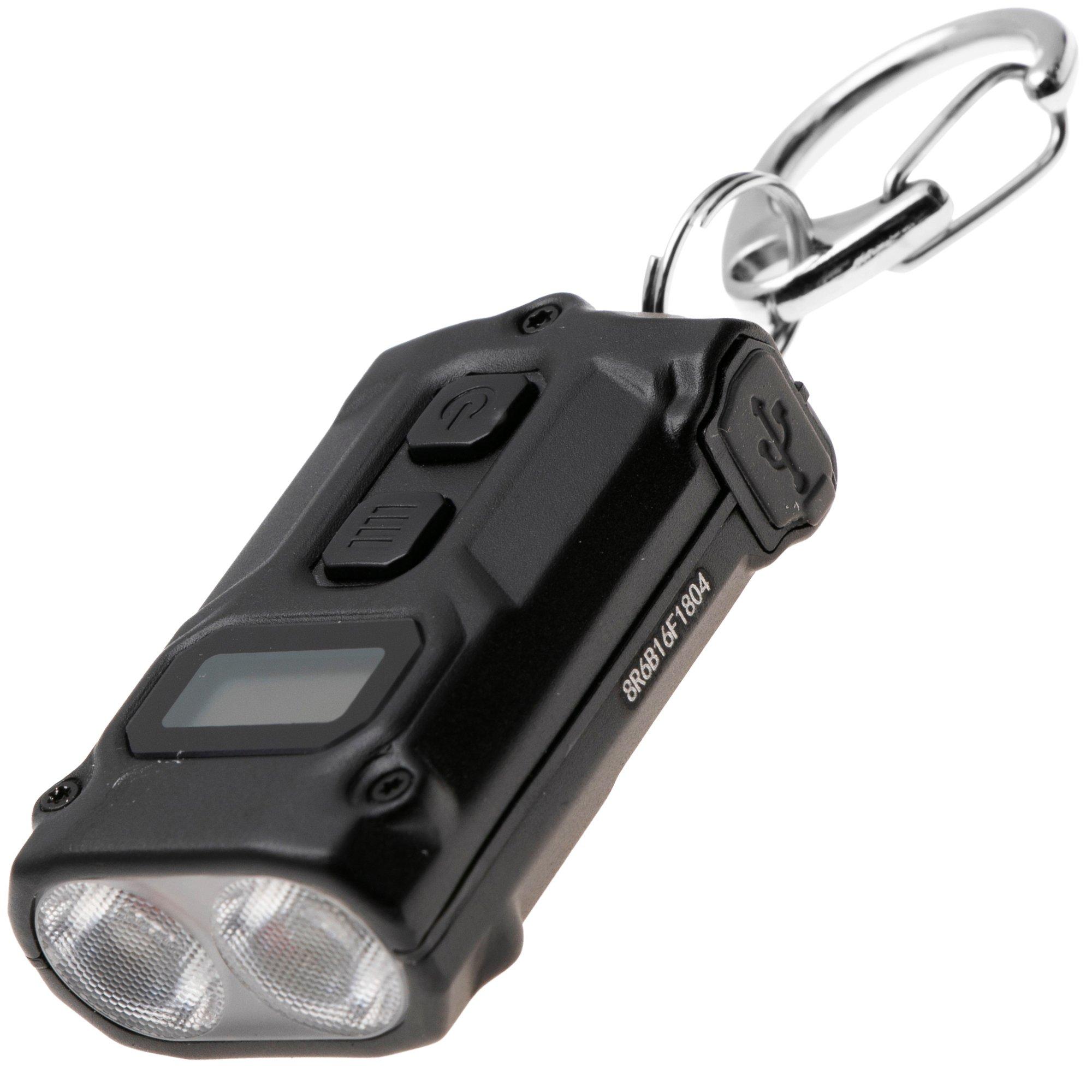 Nitecore TINI3 Classic Black Aufladbare Schlüsselanhänger Taschenlampe, 600 Lumen