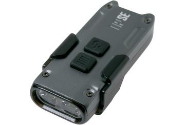 NiteCore TIP SE rechargeable keychain flashlight, grey