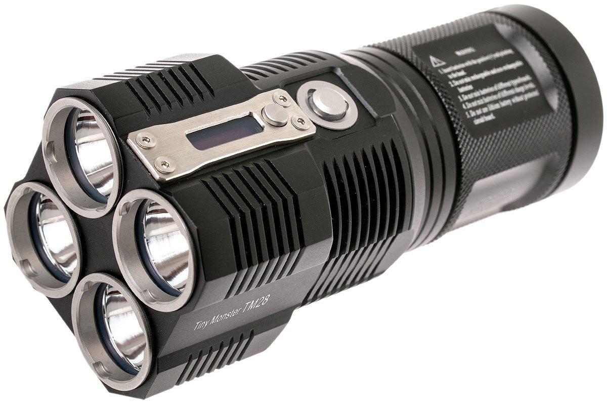 Arlec RECHARGEABLE HIGH OUTPUT LED TORCH AT0043 400lm 4-Modes,200m Beam Distance 