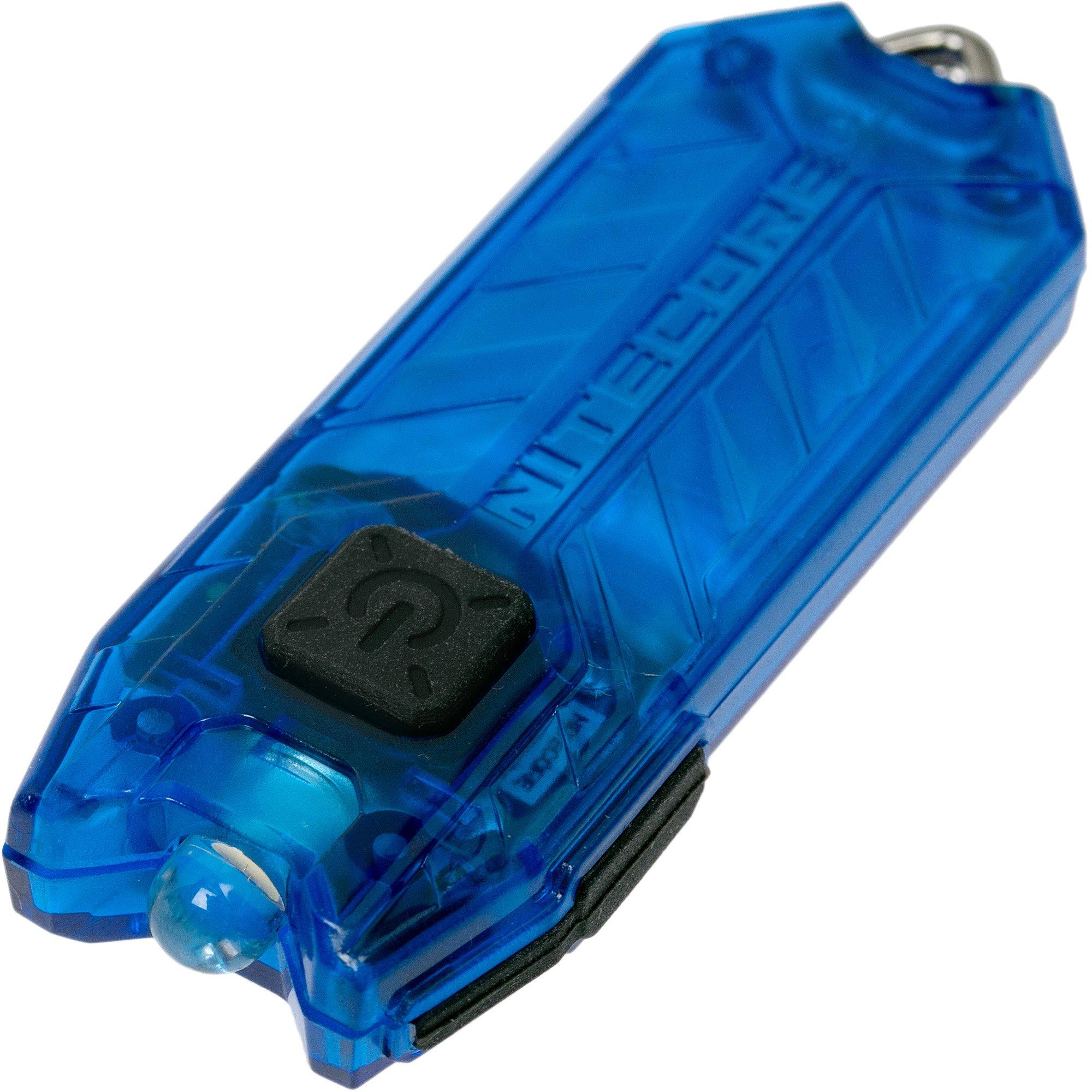 Nitecore Tube V2.0, aufladbare Schlüsselbundlampe, blau