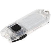 Nitecore Tube V2.0 Transparent, rechargeable LED keychain flashlight