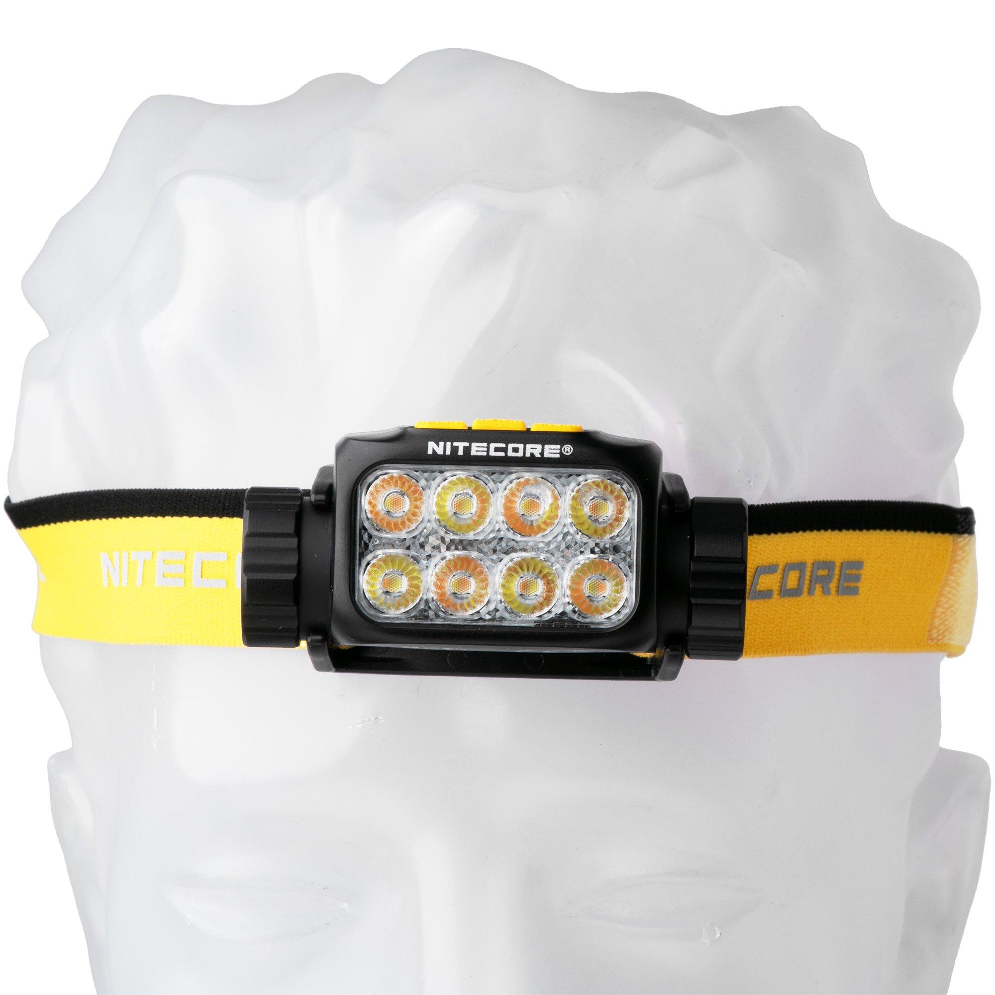 Latarka czołowa Nitecore UT6 UHE LED Trail Running, Black, 1600 lumenów