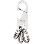 Afbeelding voor Nite Ize Z-Rack Keychain Bottle Opener N05401 sleutelhouder met flesopener en 3 karabijnhaken