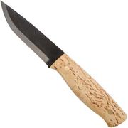 Nordic Knife Design Forester 100 Curly-birch, 2001 vaststaand mes 