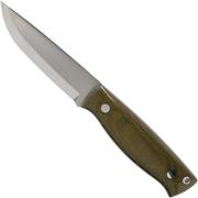 Nordic Knife Design Forester 100, N690, Green Micarta 2020 vaststaand mes