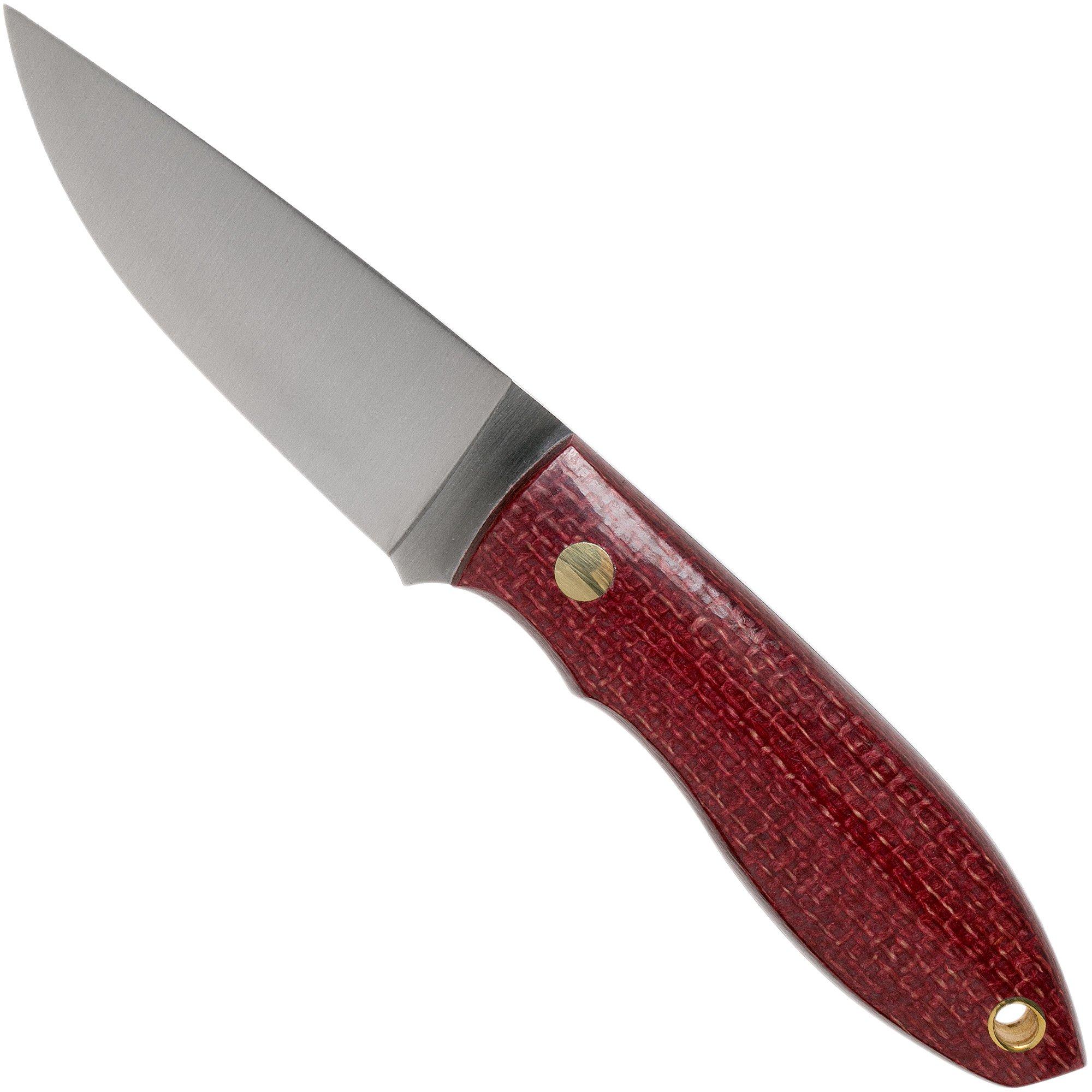 Nóż z głownią stałą Nordic Knife Design Lizard 75 Plum, 2030