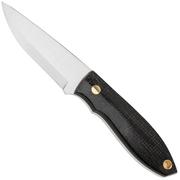 Nordic Knife Design Lizard 75 2037 Scandi, Bison Canvas Micarta, fixed knife