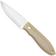 Afbeelding voor Nordic Knife Design Lizard 75 2038 Scandi, Ecru Canvas Micarta, vaststaand mes