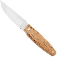 Bild für Nordic Knife Design Otter 2055, Satin 14C28N, Curly Birch, Fahrtenmesser