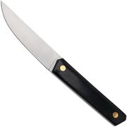 Nordic Knife Design Stoat 100 2073, Black Canvas Micarta vaststaand mes