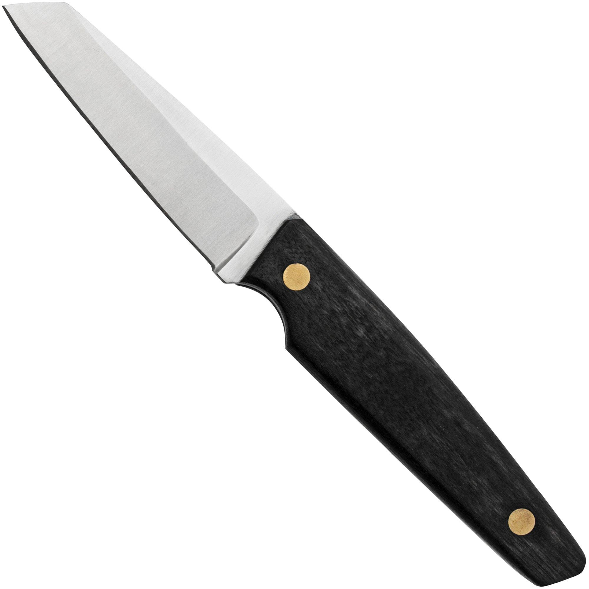 Nordic Knife Design Wharncliffe 100 2081, Black Birch coltello fisso