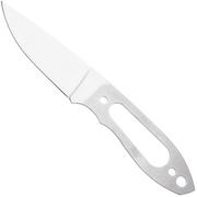 Nordic Knife Design Lizard 90 CB 5050, Satin Sandvik 12C27, Curly Birch, Brass Hardware, fixed knife, DIY kit