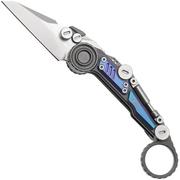 NOC Knives Shuukaku MT-1104 Two Tone M390, Titanium Purple Inlay, couteau de poche