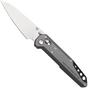 Obraz dla Nóż składany NOC Knives Dark Feather MT-2703 Stonewashed M390, Grey Titanium