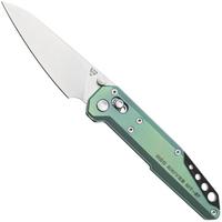 Bild für NOC Knives Dark Feather MT-2720, Stonewashed M390, Green Titanium Taschenmesser