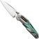 Afbeelding voor NOC Knives MT-33, MT-3328 Satin Böhler M390, Green Grey Titanium zakmes