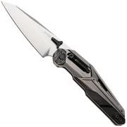 Afbeelding voor NOC Knives MT-33, MT-3329 Satin Böhler M390, Black Grey Titanium zakmes
