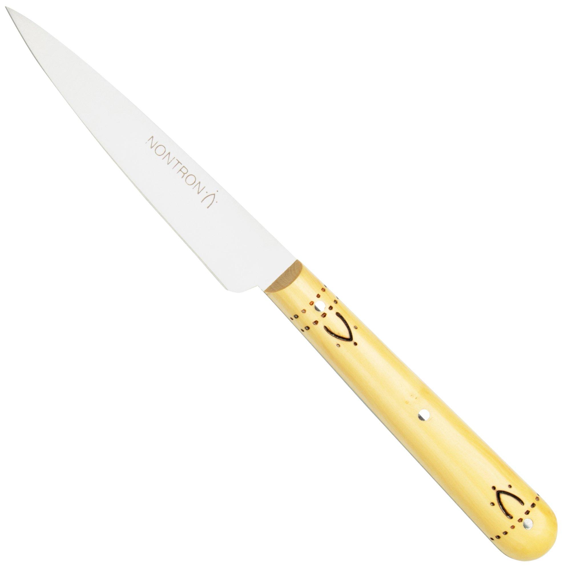 Nóż do krojenia warzyw Nontron Traditional range, TOF9RBU, 8 cm