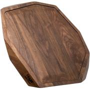 Noyer tabla de cortar madera de nogal con corte, 37x32 cm