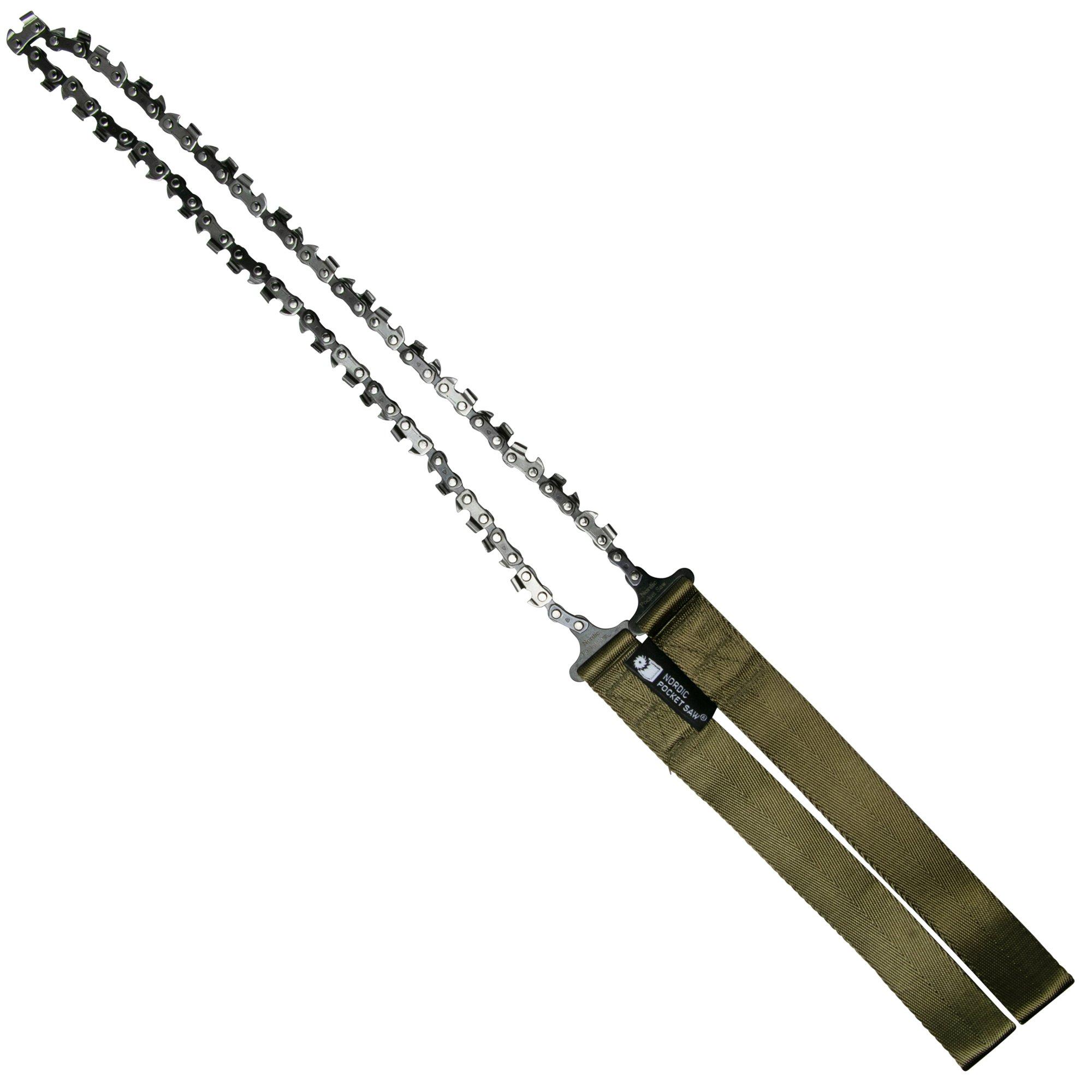 Ręczna piła łańcuchowa Nordic Pocket Saw Original, zielona
