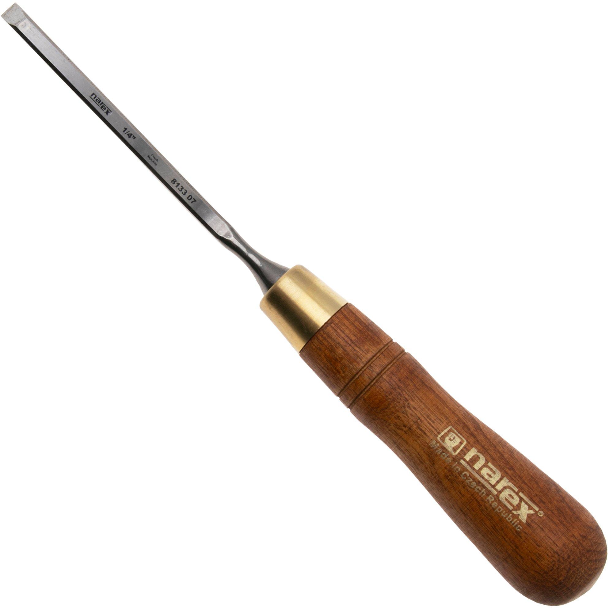 Narex Wood Line Plus Cranked Neck Paring Chisel 813307, scalpello con taglio ricurvo, 7 mm