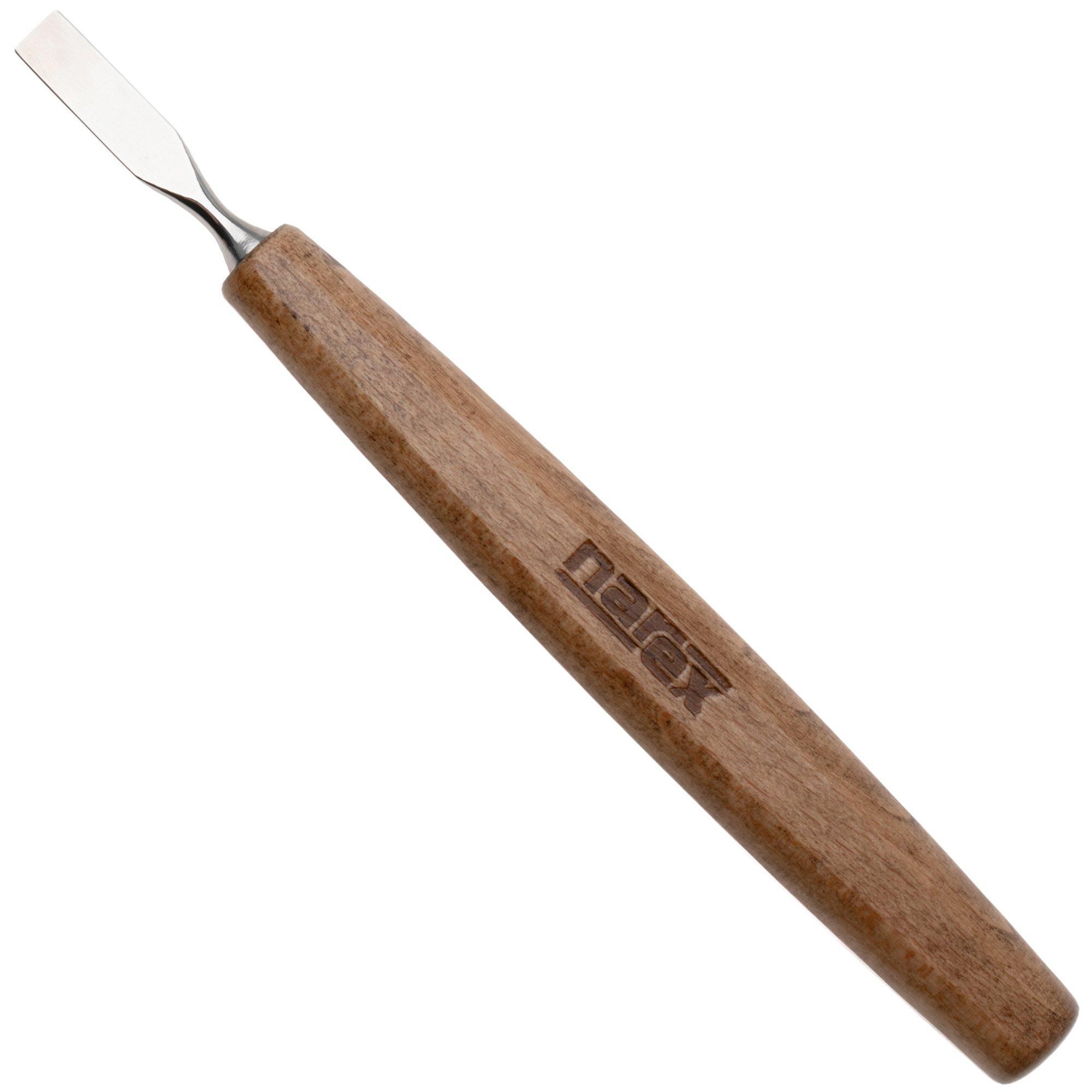 Narex Profi Detail Carving Chisel Flat 824018, sgorbia piatta, 8 mm