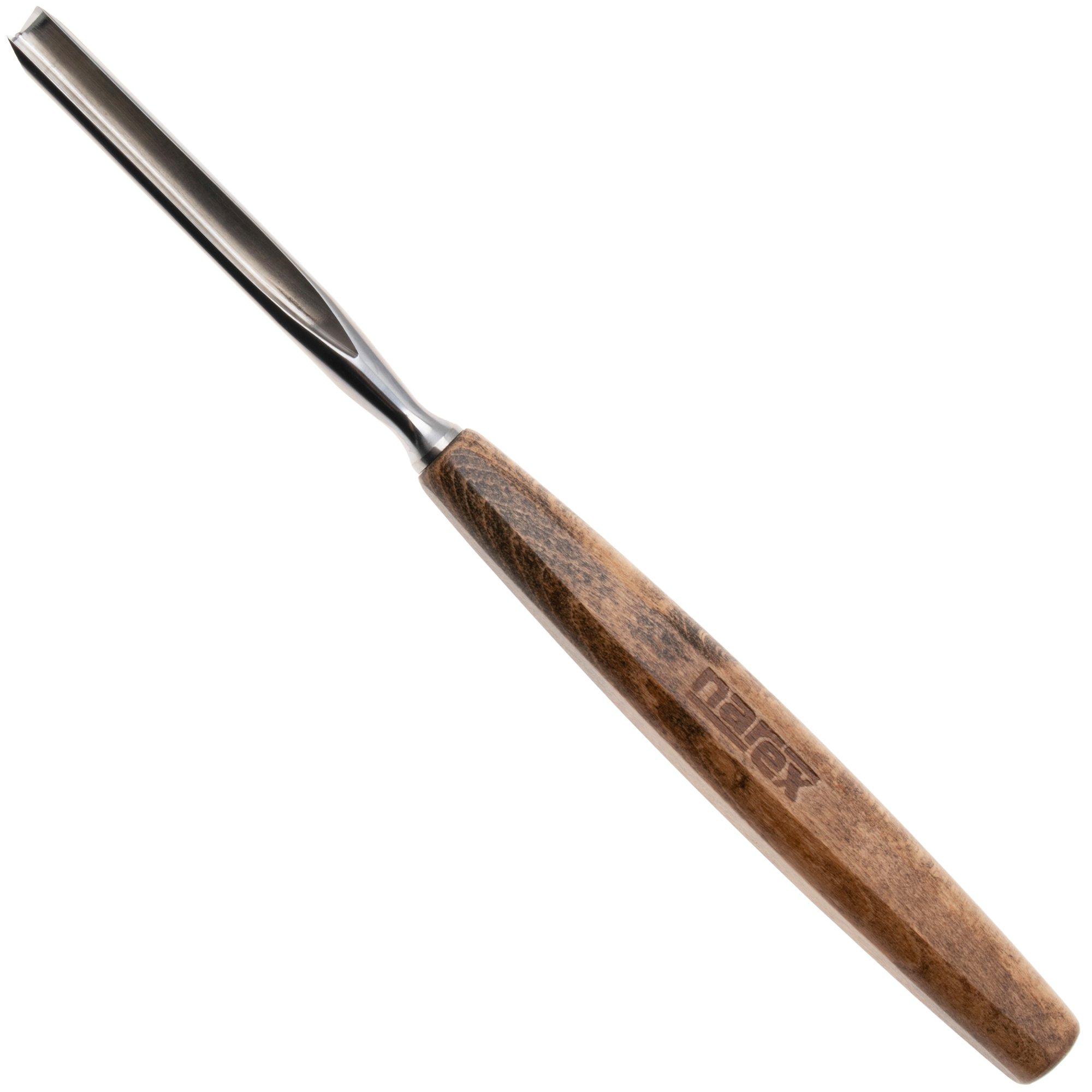 Narex PROFI Straight Carving Chisel Profile 49, 826858, sgorbia a V, 8 mm
