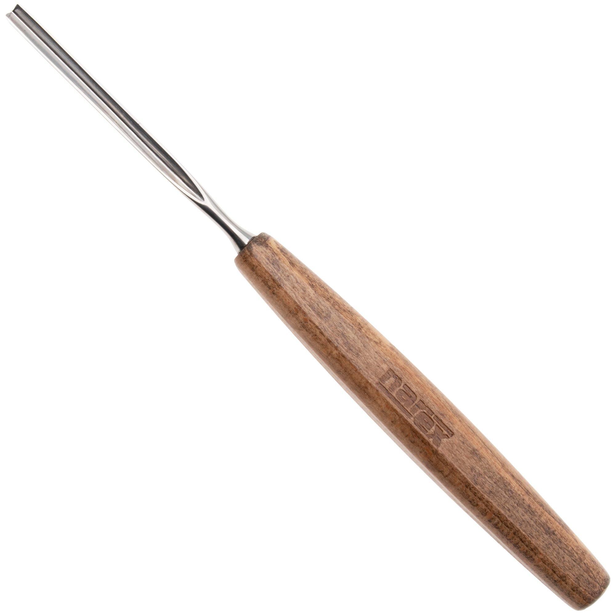 Narex PROFI Straight Carving Chisel Profile 45, 826904, sgorbia a V, 4 mm