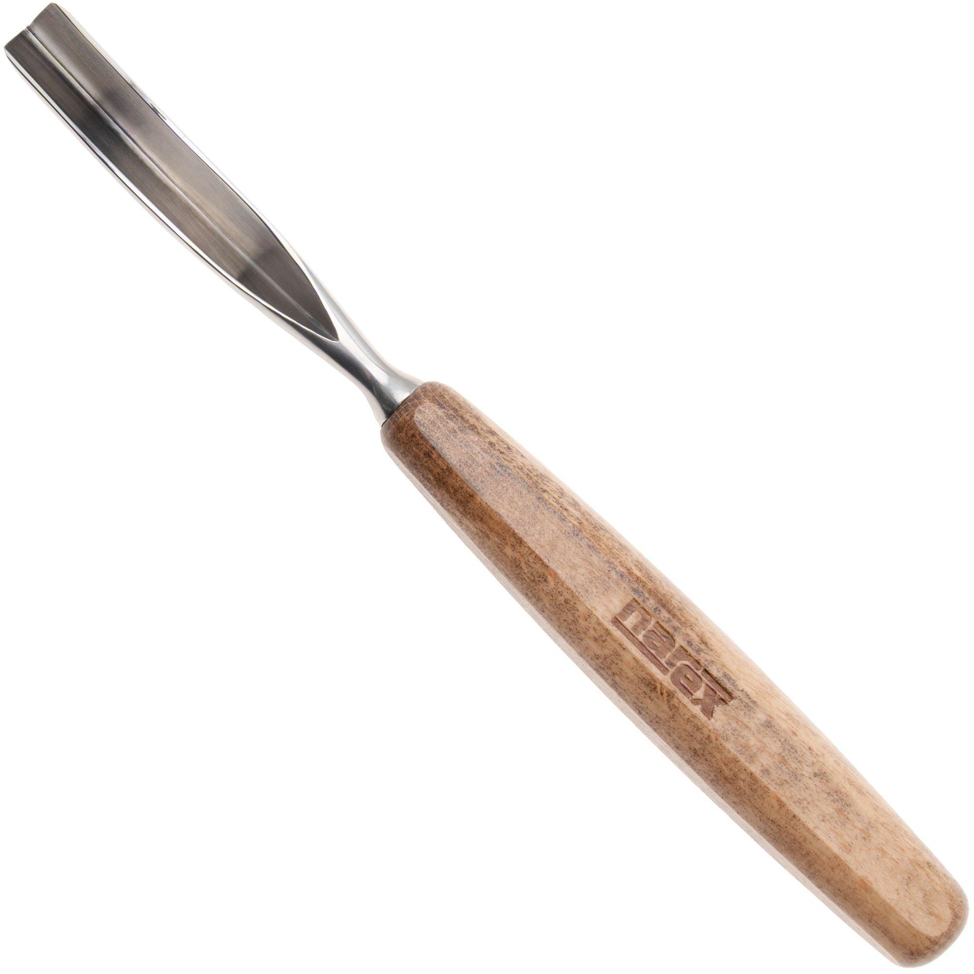 Narex PROFI Bent Carving Chisel Profile 41, 827812, sgorbia a V ricurva, 12 mm