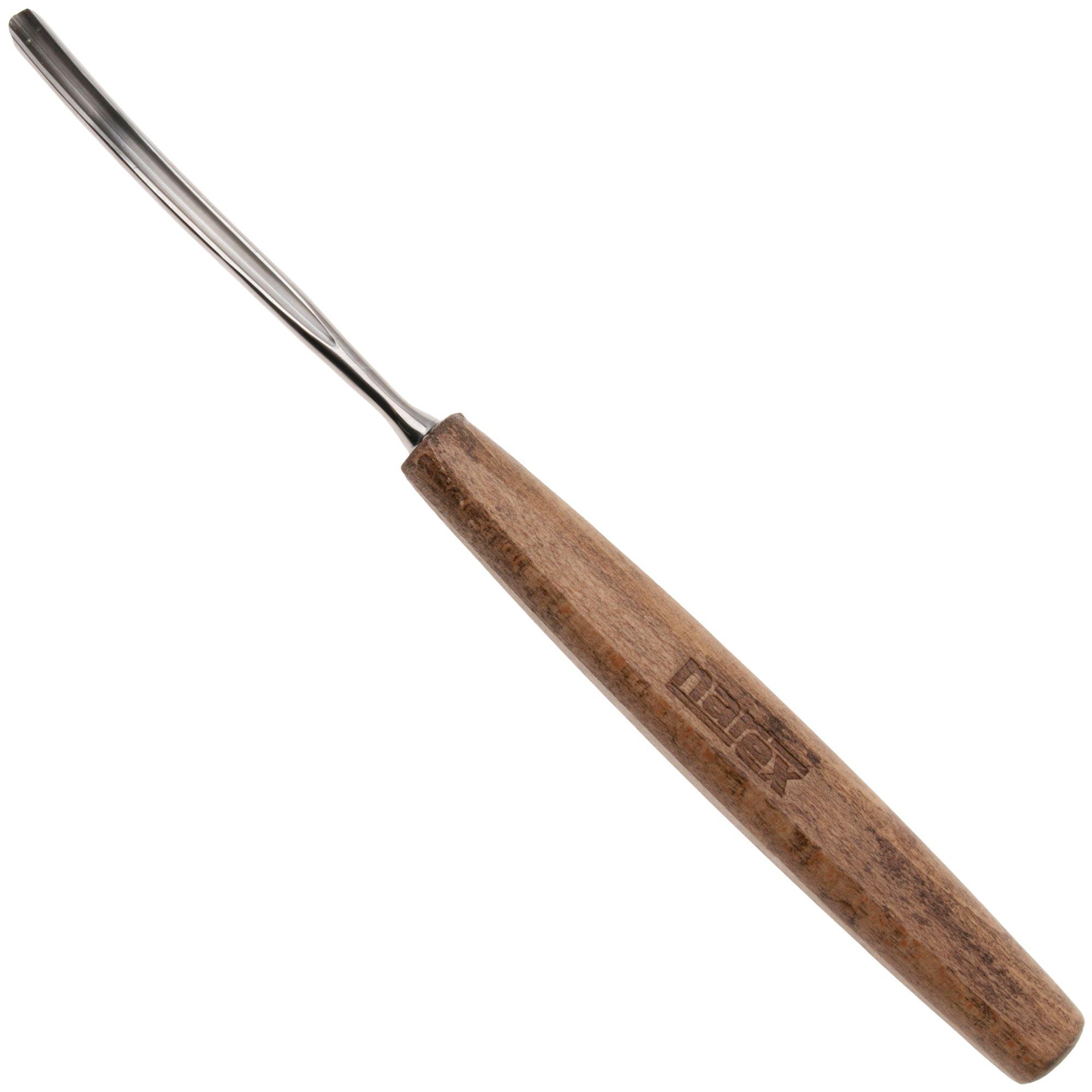 Narex PROFI Bent Carving Chisel Profile 49, 827854, sgorbia a V ricurva, 4 mm
