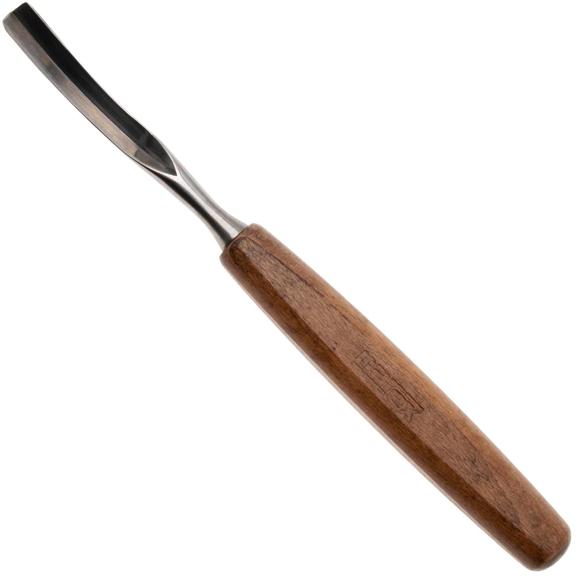 Narex PROFI Bent Carving Chisel Profile 45, 827908, sgorbia a V ricurva, 8 mm