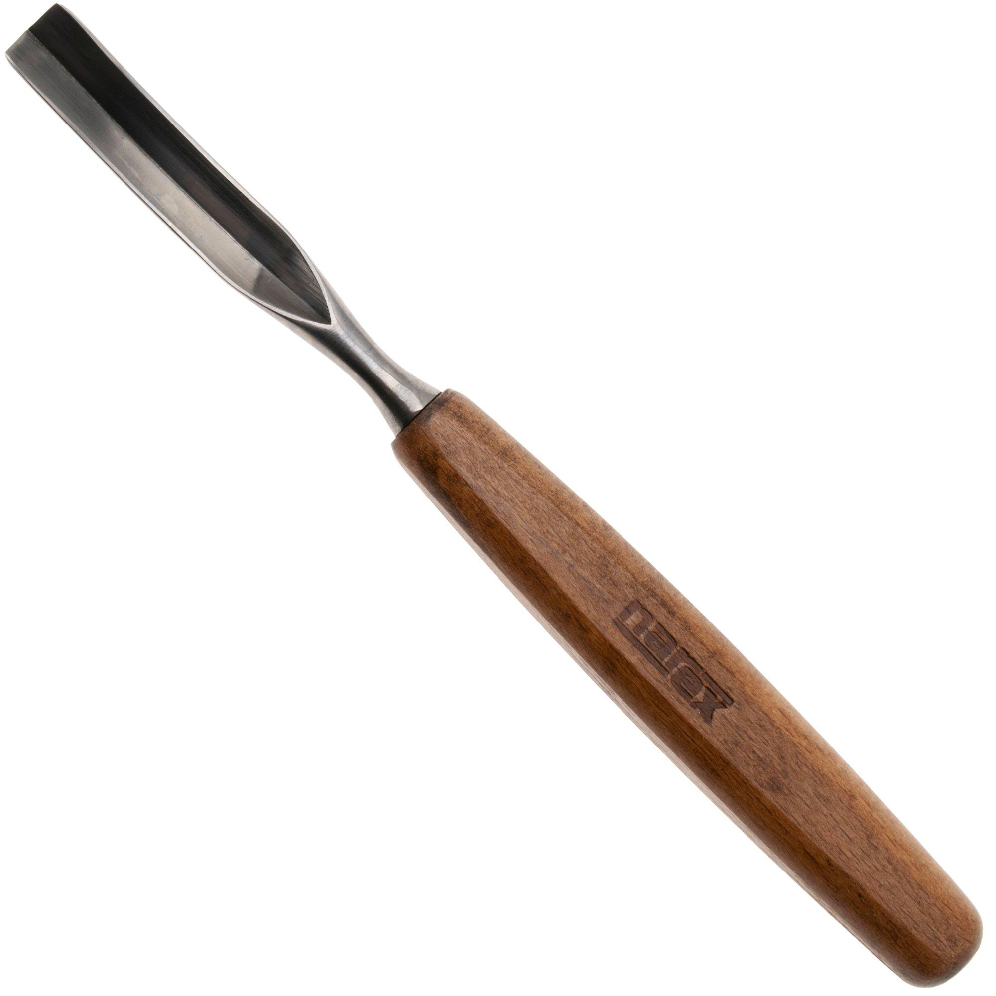 Narex PROFI Bent Carving Chisel Profile 45, 827912, sgorbia a V ricurva, 12 mm