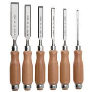Afbeelding voor Narex Wood Line Profi Bevel Edge Chisel Set 853055, beitelset, 6-delig (6-10-12-16-20-26 mm)