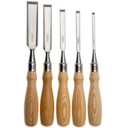 Afbeelding voor Narex Richter Premium Bevel Edge Chisel Set 853600, beitelset, 5-delig (6-10-12-19-26 mm)