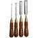 Afbeelding voor Narex Wood Line Plus Premium Bevel Edge Chisel Set 863201, beitelset, 4-delig (6-12-20-26 mm)