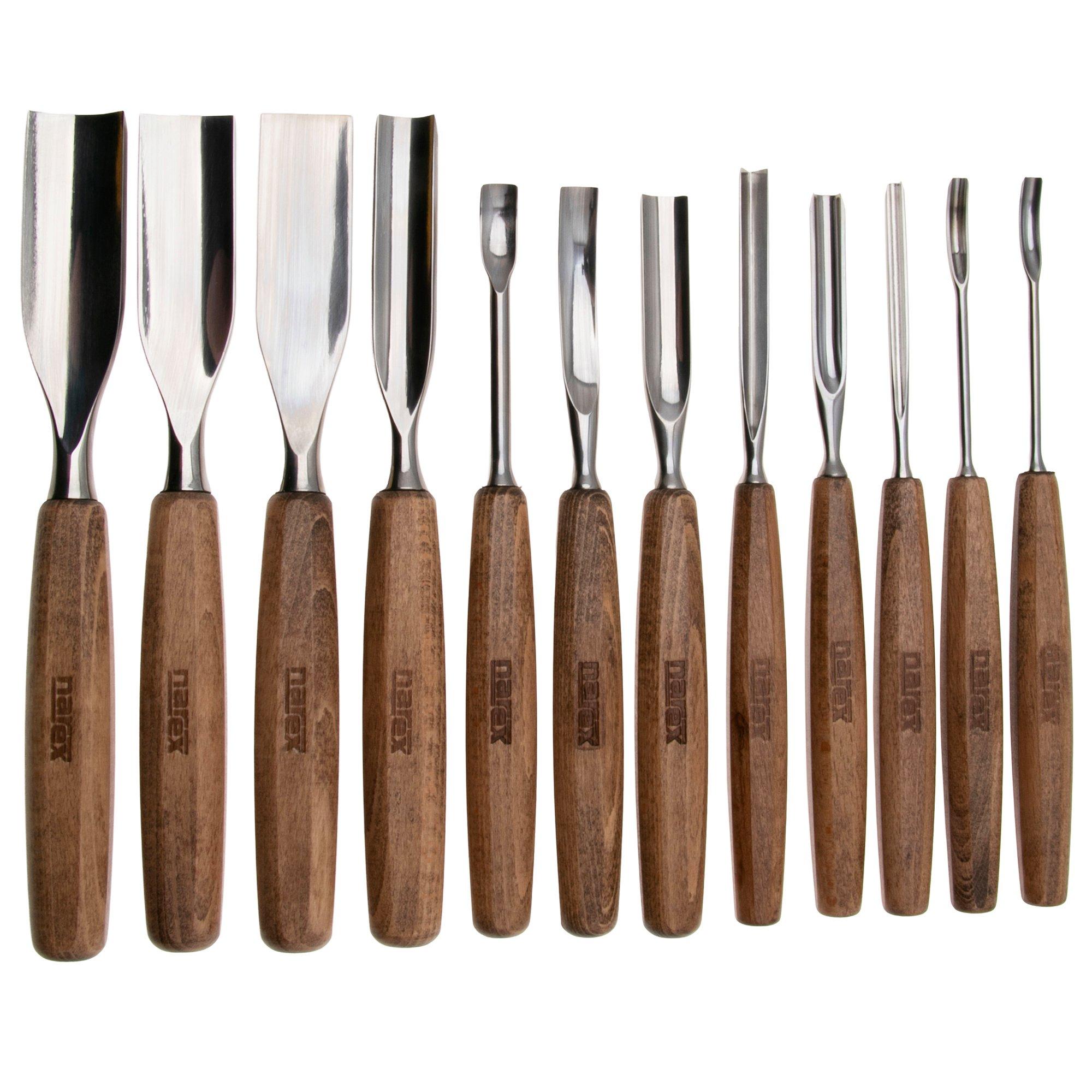 Narex Profi Carving Chisel Set 868100, set di scalpelli, 12 pezzi