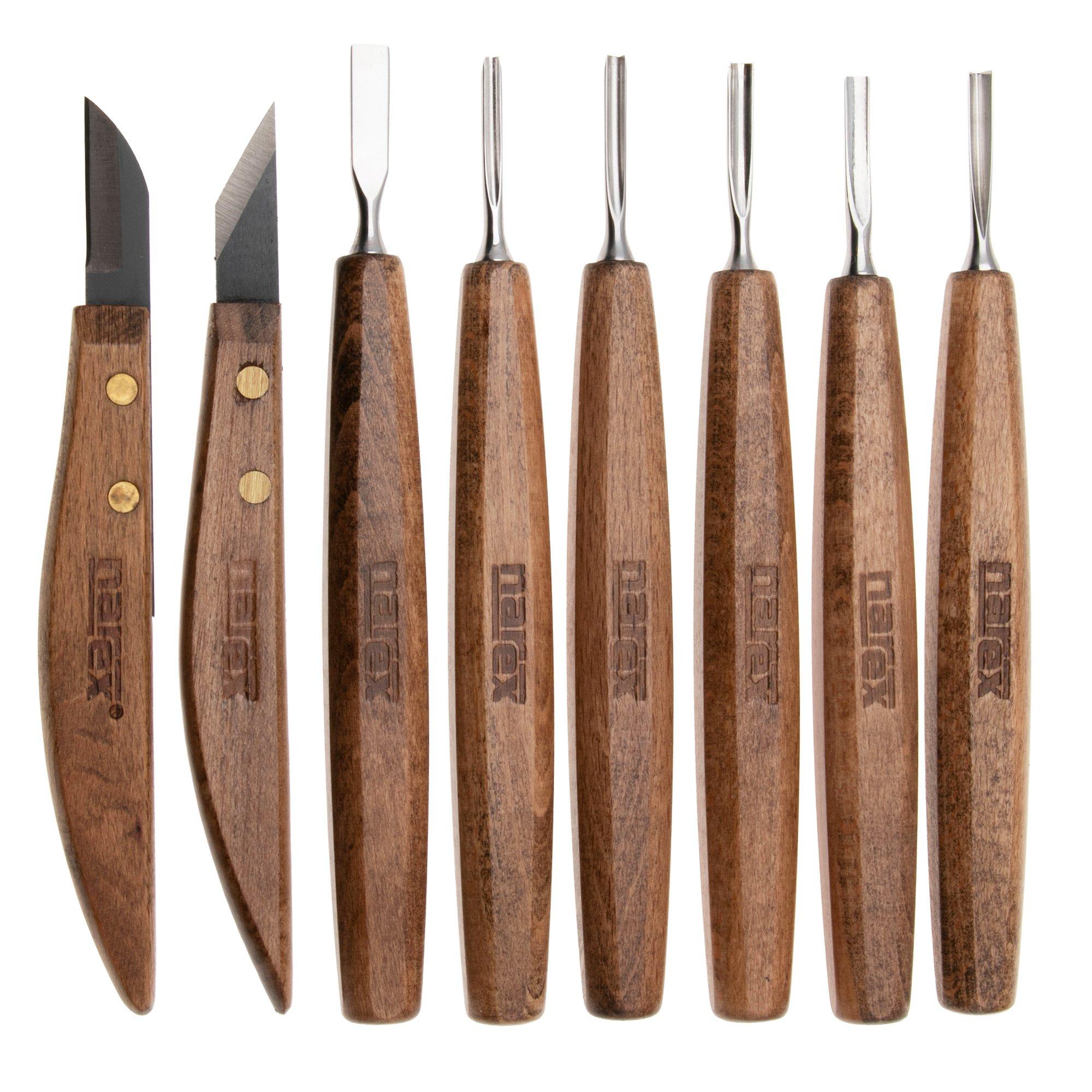 Narex Profi Detail Carving Set 869010, set di scalpelli fine, 8 pezzi