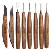 Bild für Narex Profi Detail Carving Set 869010, Hohlbeitel Set, 8-teilig
