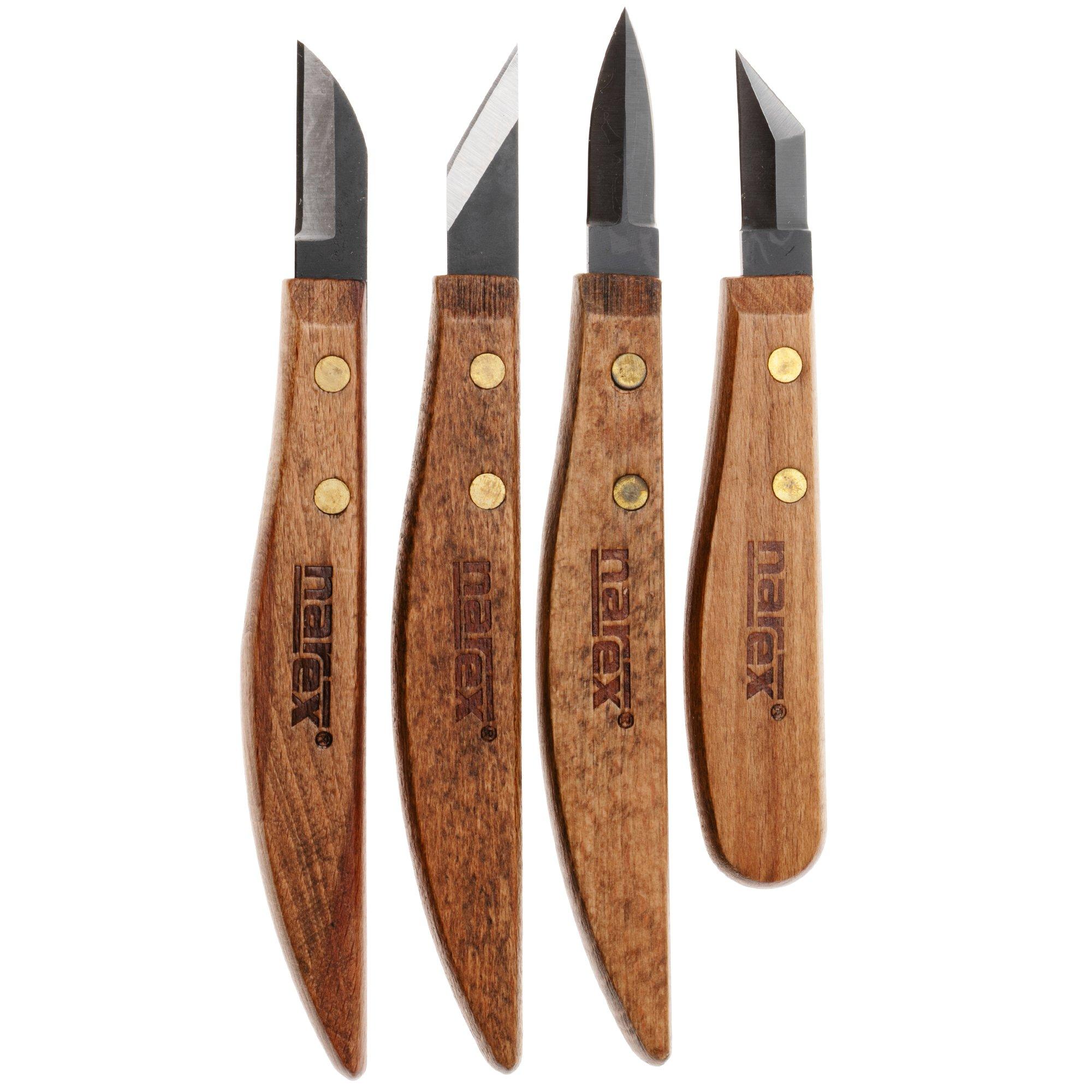 Narex Profi Carving Set 869100, set per l'intaglio del legno, 4 pezzi