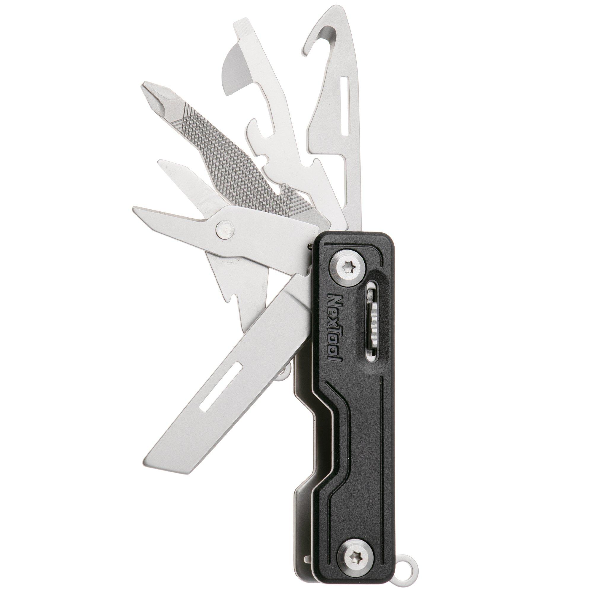 NexTool Multi Functional Knife NE20096 Black ABS, multifunctioneel zakmes
