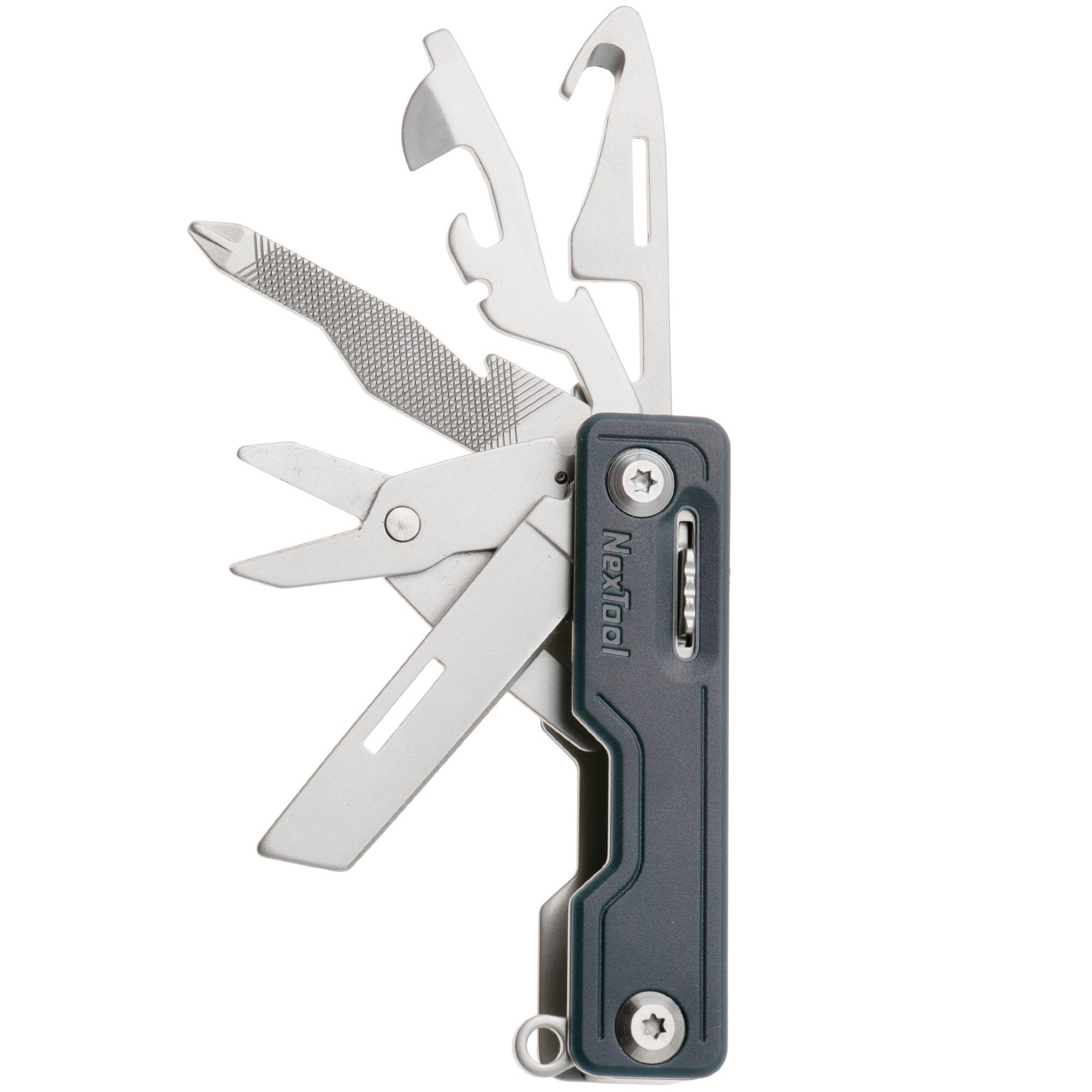 NexTool Multi Functional Knife NE20099 Blue ABS, multifunctioneel zakmes